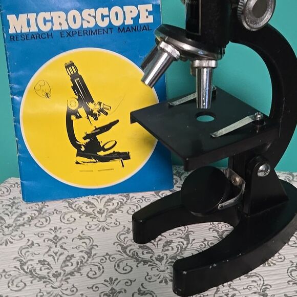 Vintage Gem Microscope MCM W/ Manual Embassy 100X-750X Scientific - Picture 3 of 15